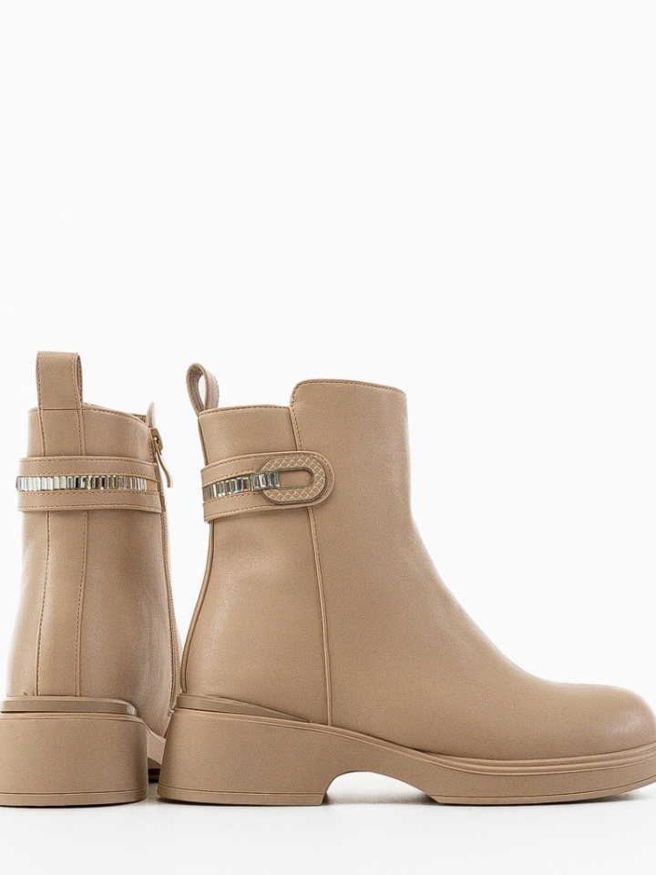 Tronchetti da donna Beige Faea - Img 6