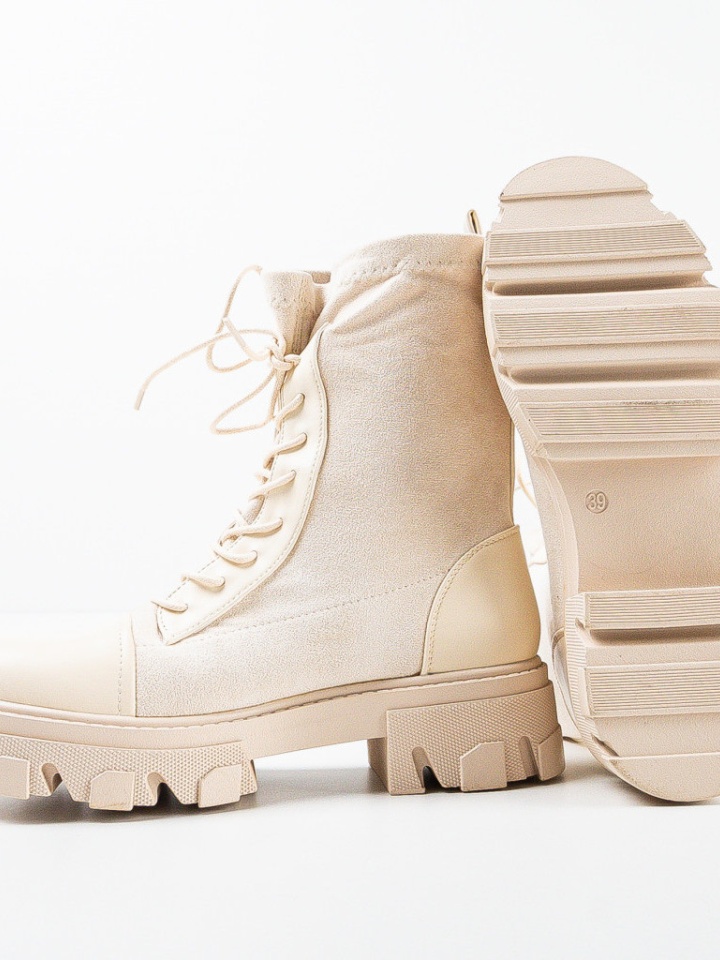 Tronchetti da donna Beige Freyja - Img 1