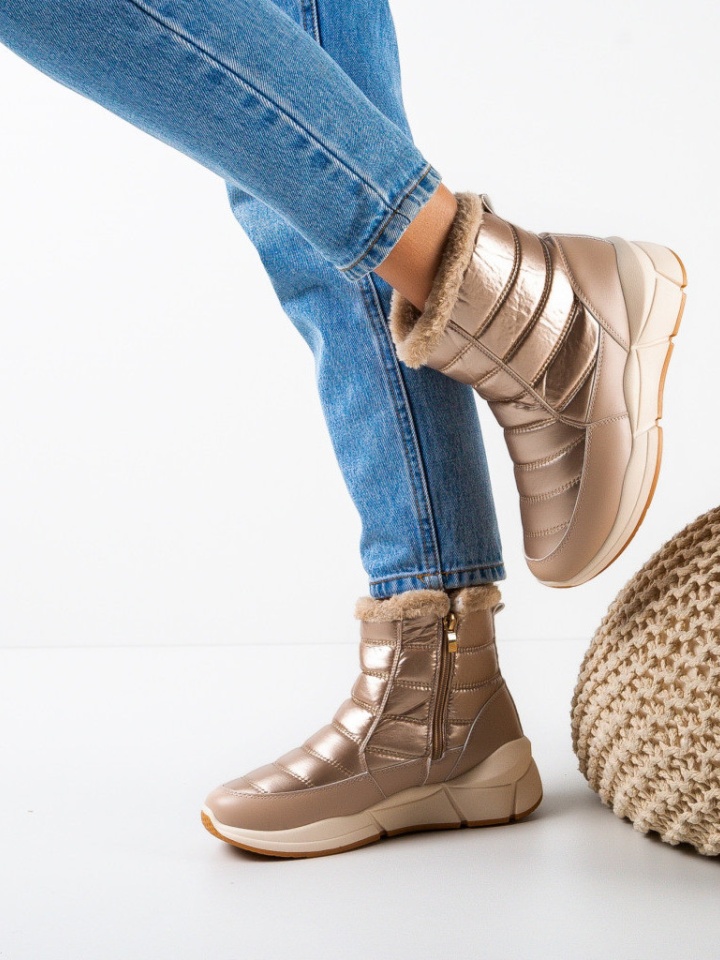 Tronchetti da donna Beige Ida - Img 1