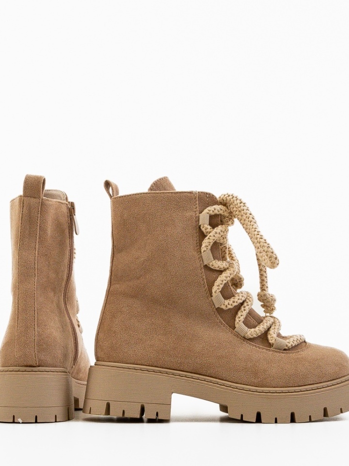 Tronchetti da donna Beige Kartat - Img 4