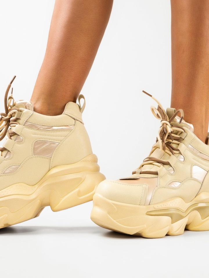 Tronchetti da donna Beige Miso - Img 3