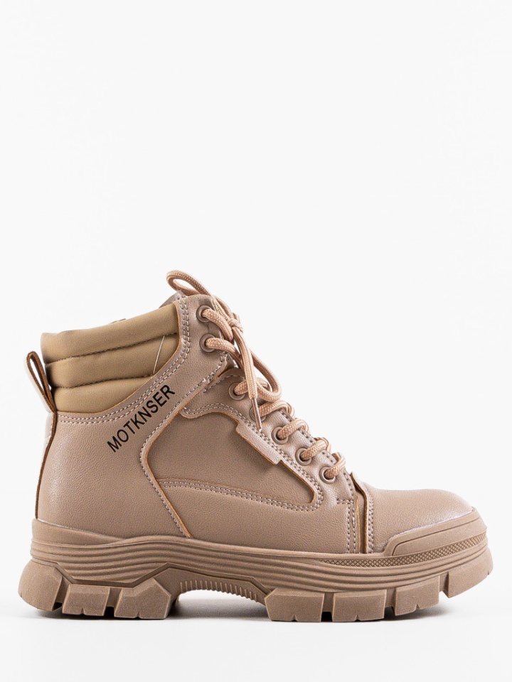Tronchetti da donna Beige Motser - Img 5