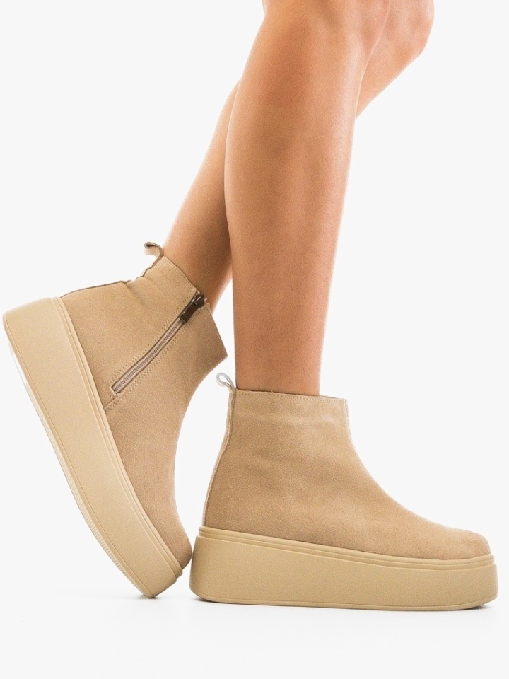 Tronchetti da donna Beige Nolena - Img 3