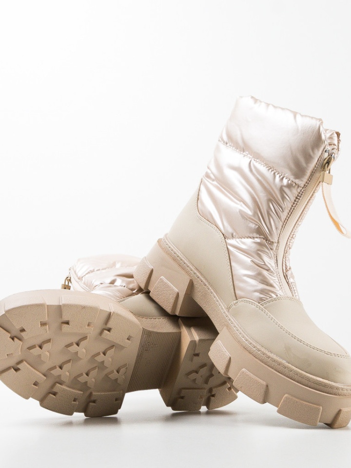 Tronchetti da donna Beige Olez - Img 8