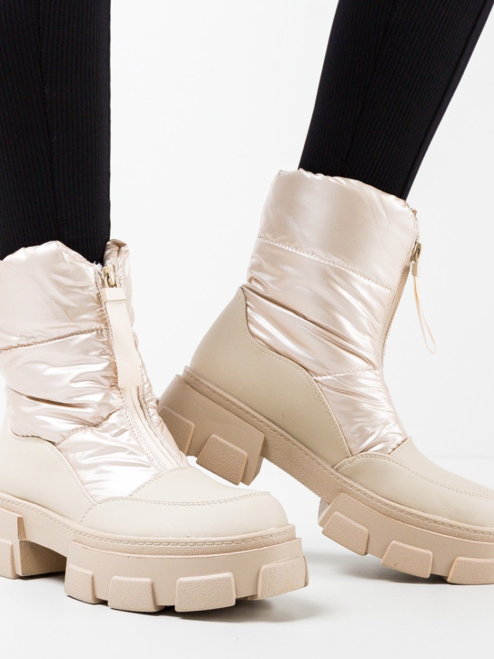 Tronchetti da donna Beige Olez - Img 1