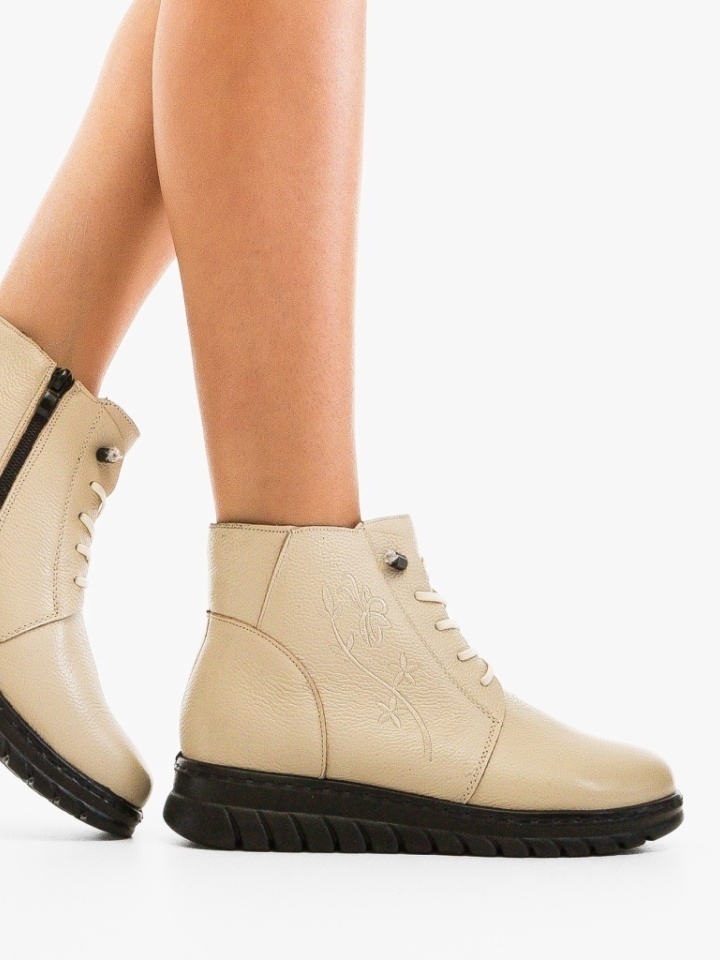 Tronchetti da donna Beige Radda - Img 2