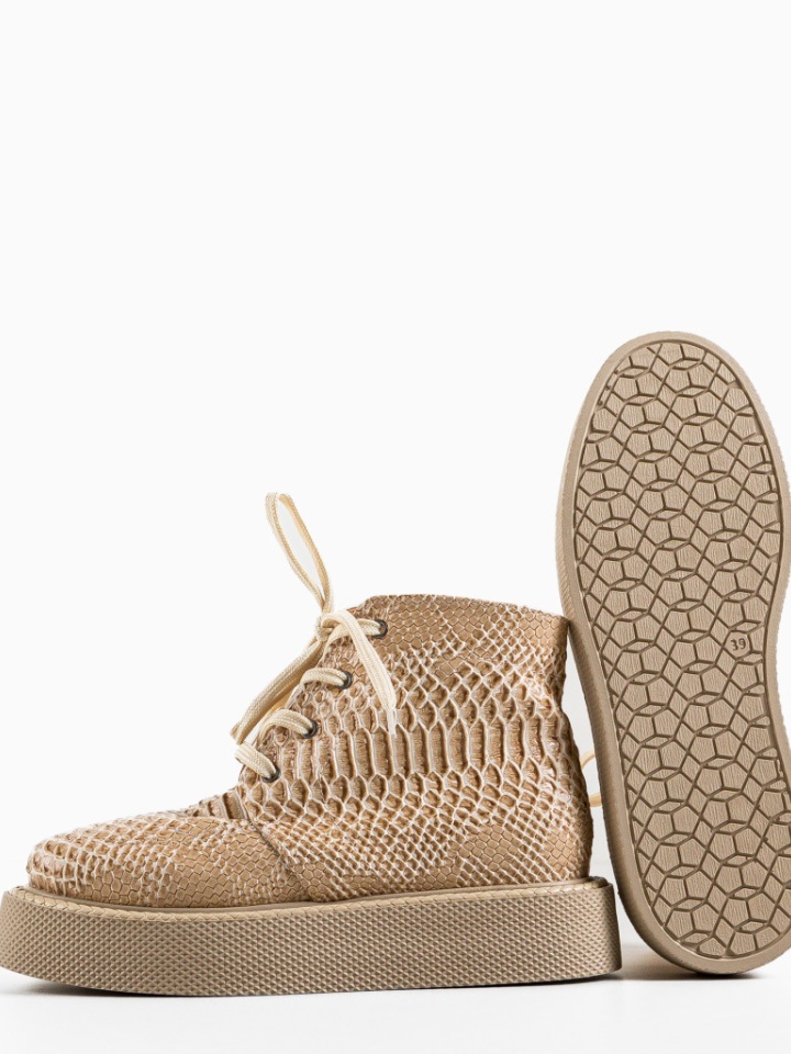 Tronchetti da donna Beige Rikon - Img 6