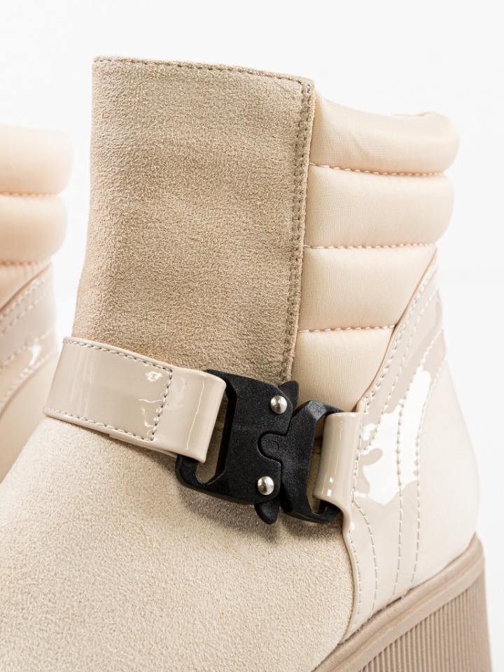 Tronchetti da donna Beige Salin - Img 6