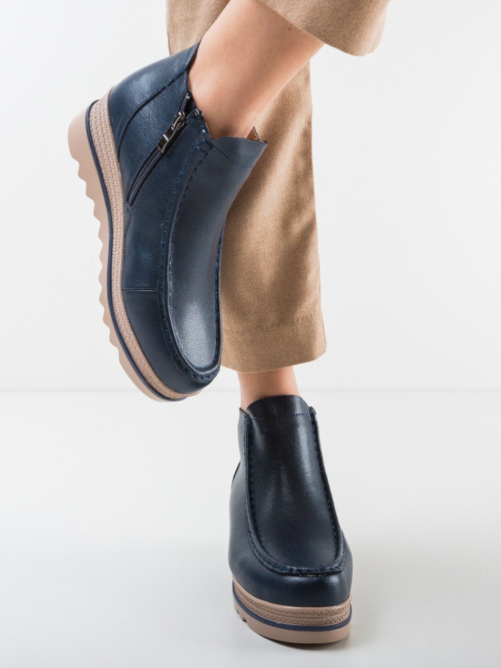 Tronchetti da donna Blu navy Juju - Img 3