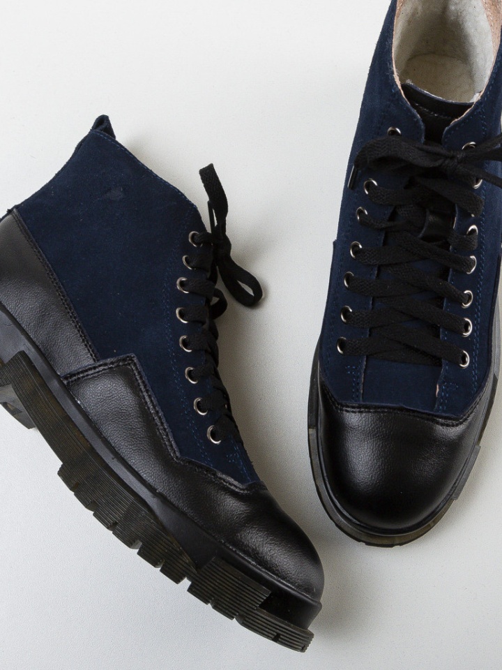 Tronchetti da donna Blu navy Yugu - Img 14