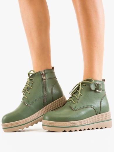 Tronchetti da donna Verde Solders