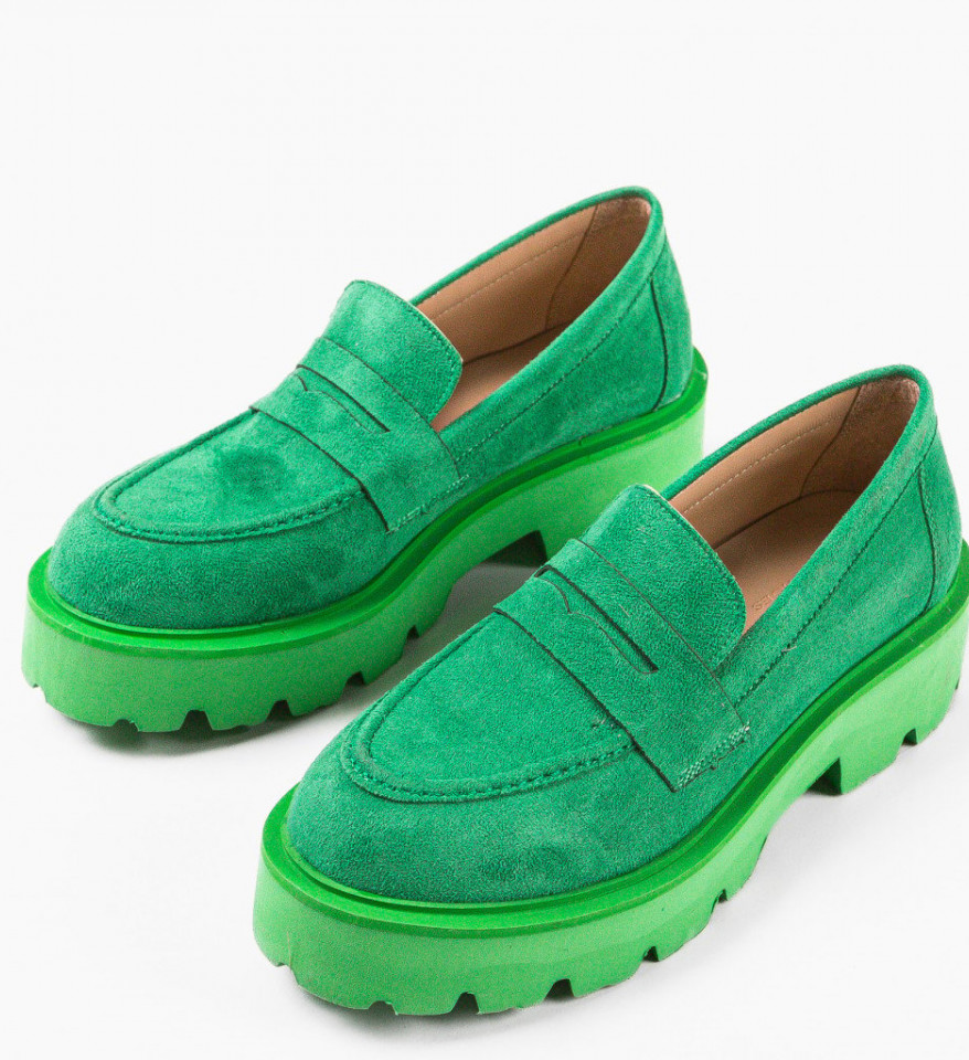 Casual čevlji Punde Zeleni