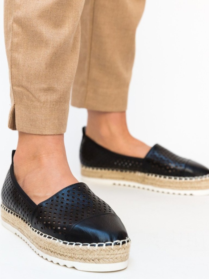 Espadrile Herbie Črni