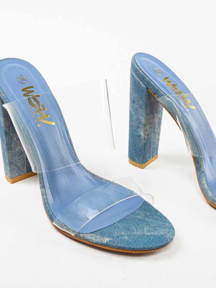 Sandale Jeans Modri