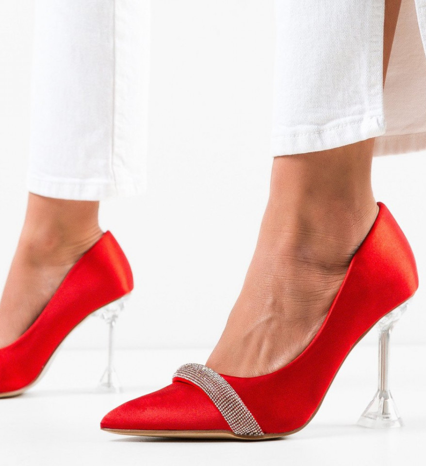Čevlji Farrah Rdeči