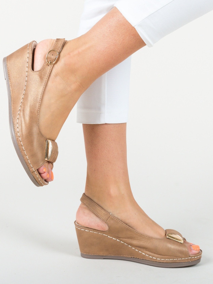 Sandale s platformo Jamo Kaki