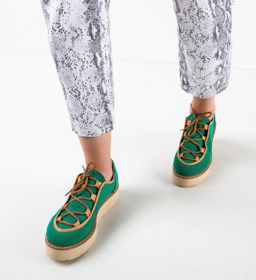 Casual čevlji Kaiesc Zeleni