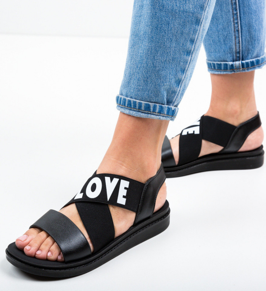 Sandale Lovers Črni
