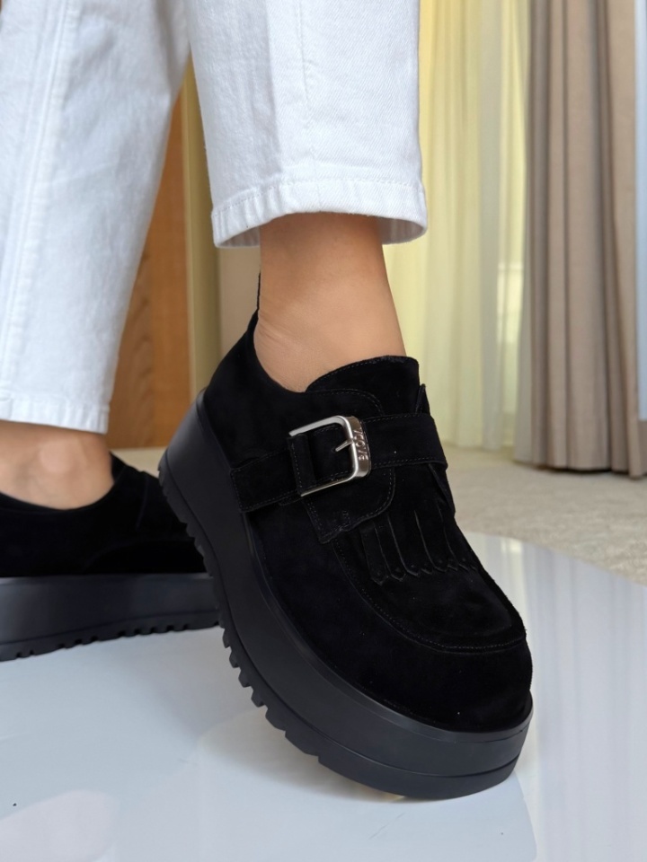 Casual čevlji Hussein Črni - Img 2