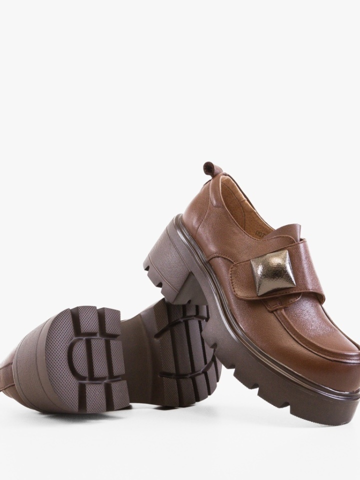 Casual čevlji Nanyt Kamelji - Img 3