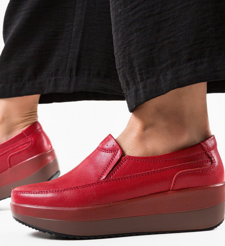 Casual čevlji Freeman Rdeči