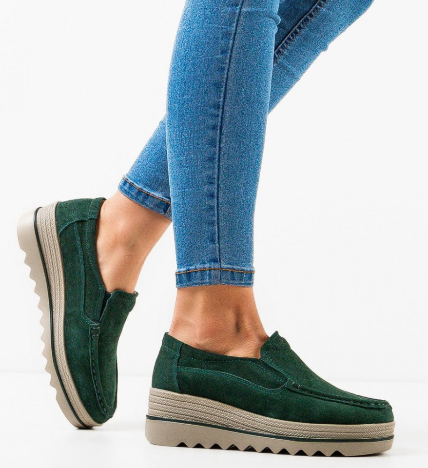 Casual čevlji Smirno Zeleni
