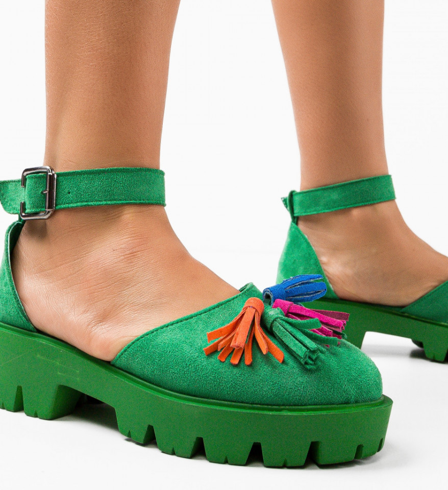 Casual čevlji Jaila Zeleni