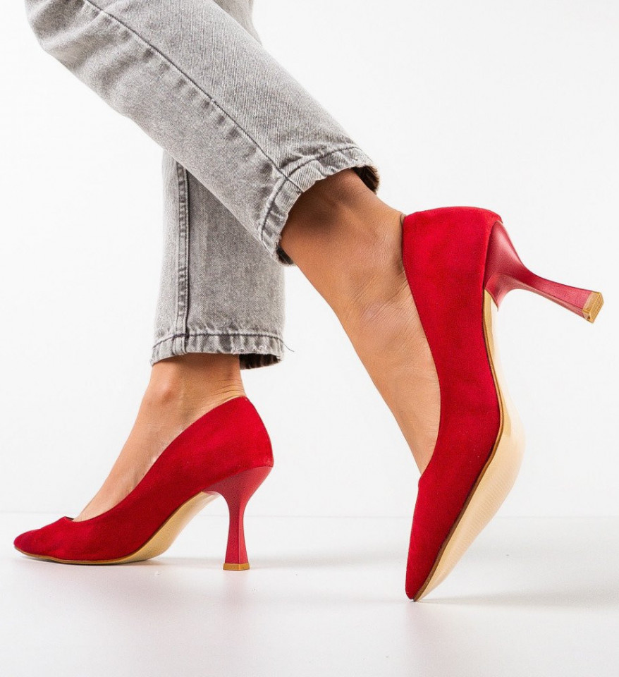 Čevlji Letty Rdeči