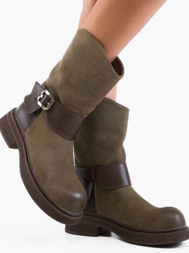 Gležnarji Opal Kaki