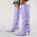 Cizme cu toc subtire