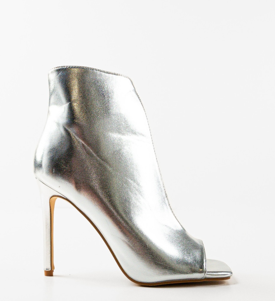 Botine dama Abigail Argintii - Img 7