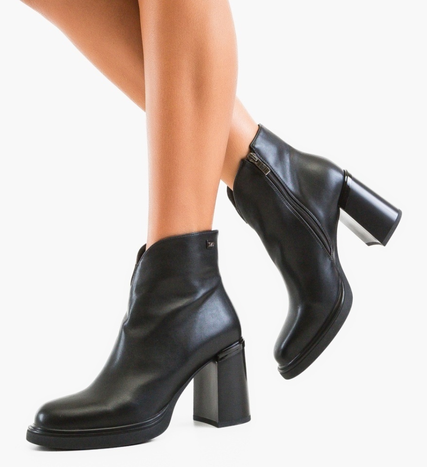 Botine dama Chantel Negre - Img 5