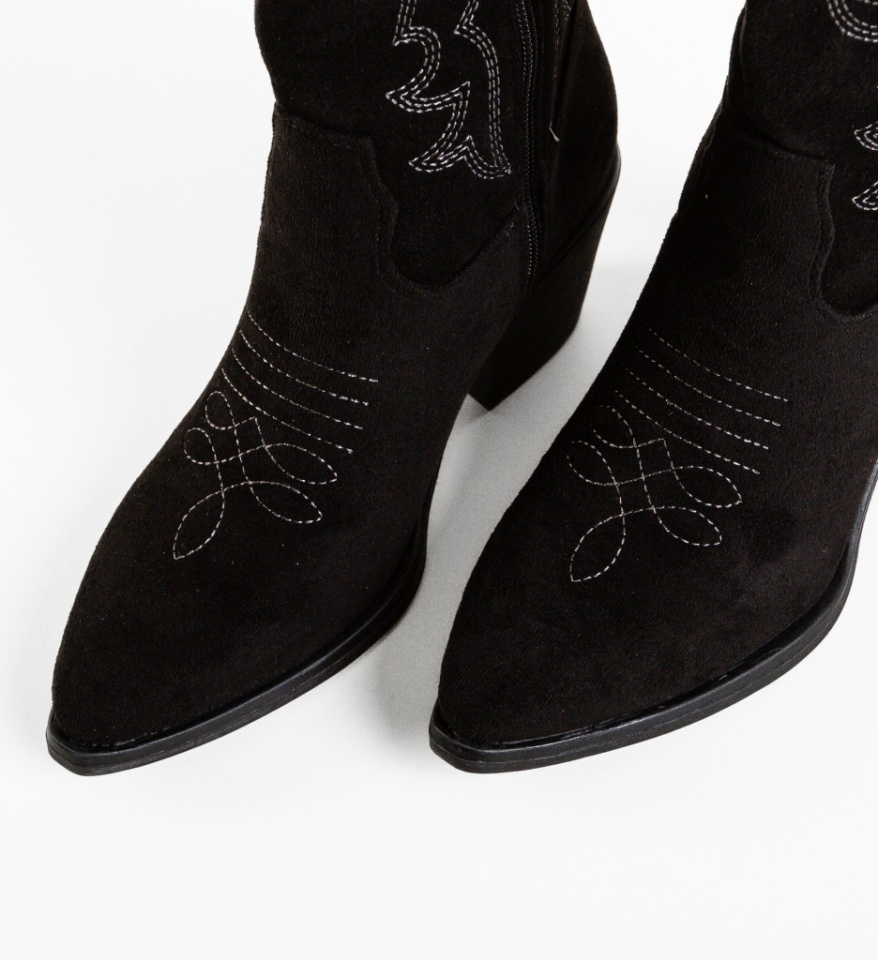 Botine dama Kamal Negre - Img 3