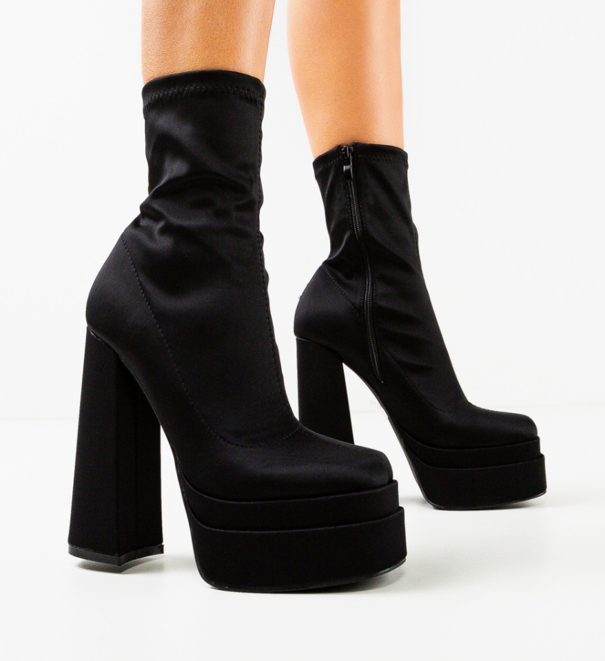Botine dama Platona Negre - Img 6