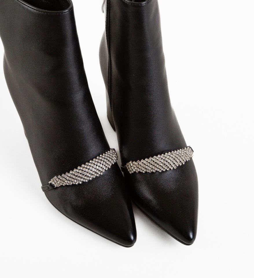 Botine dama Schoorel Negre - Img 4