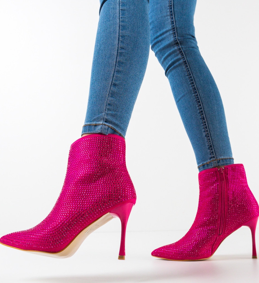 Botine dama Zayne Fuchsia - Img 5
