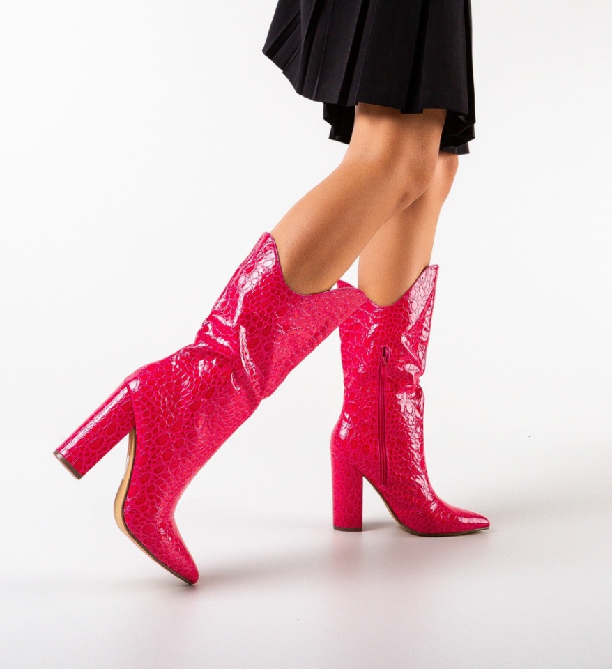 Cizme dama Ezekiel Fuchsia - Img 6