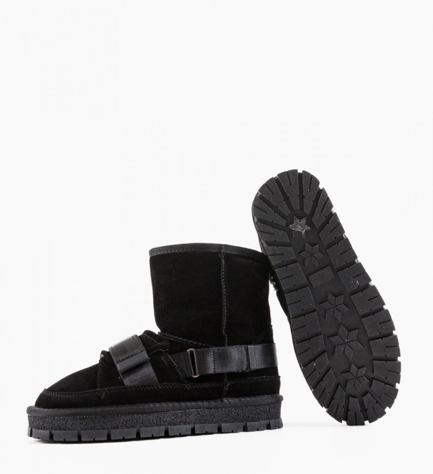 Cizme tip Ug Niozel Negre - Img 4