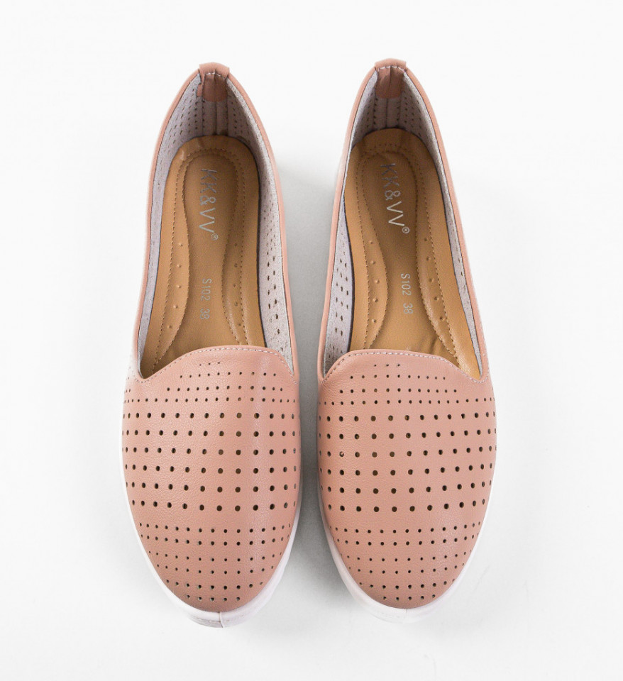 Espadrile Casual Jekare Roz - Img 2