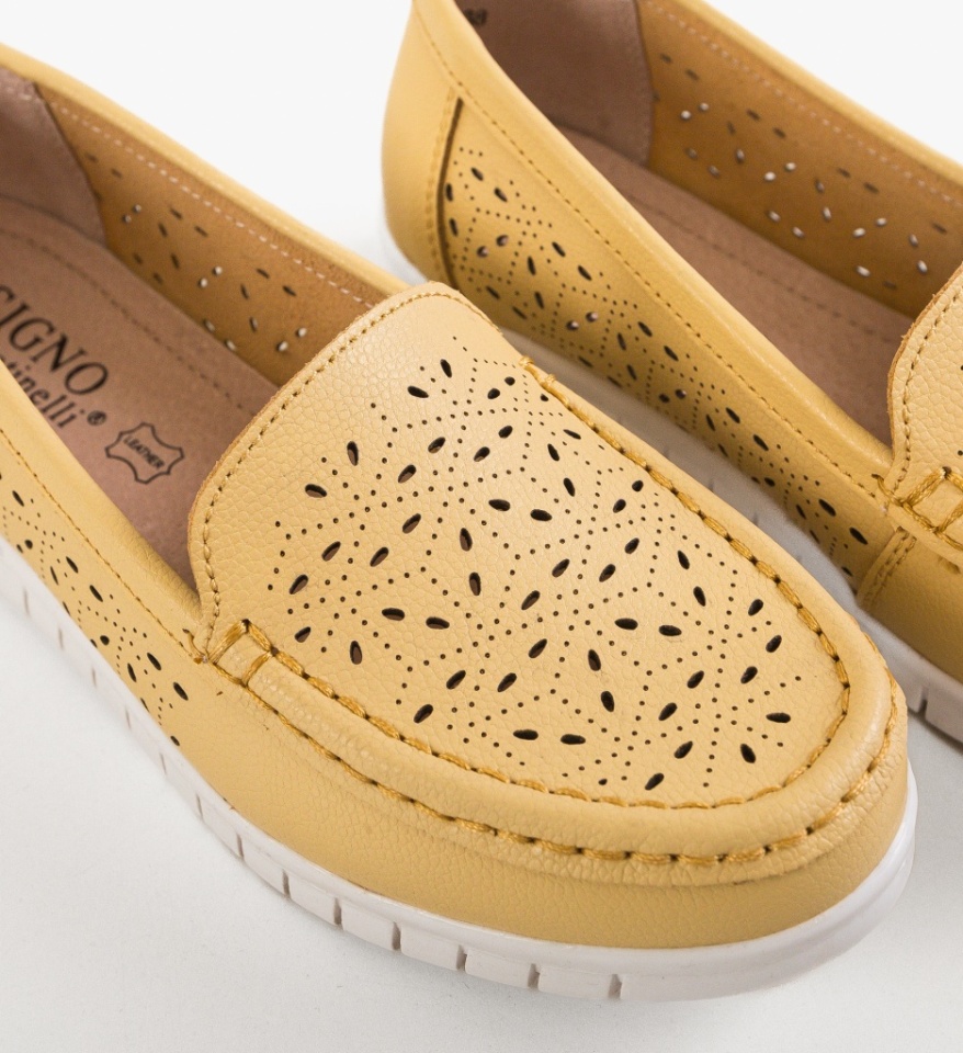 Espadrile dama Skrell Galbene - Img 2