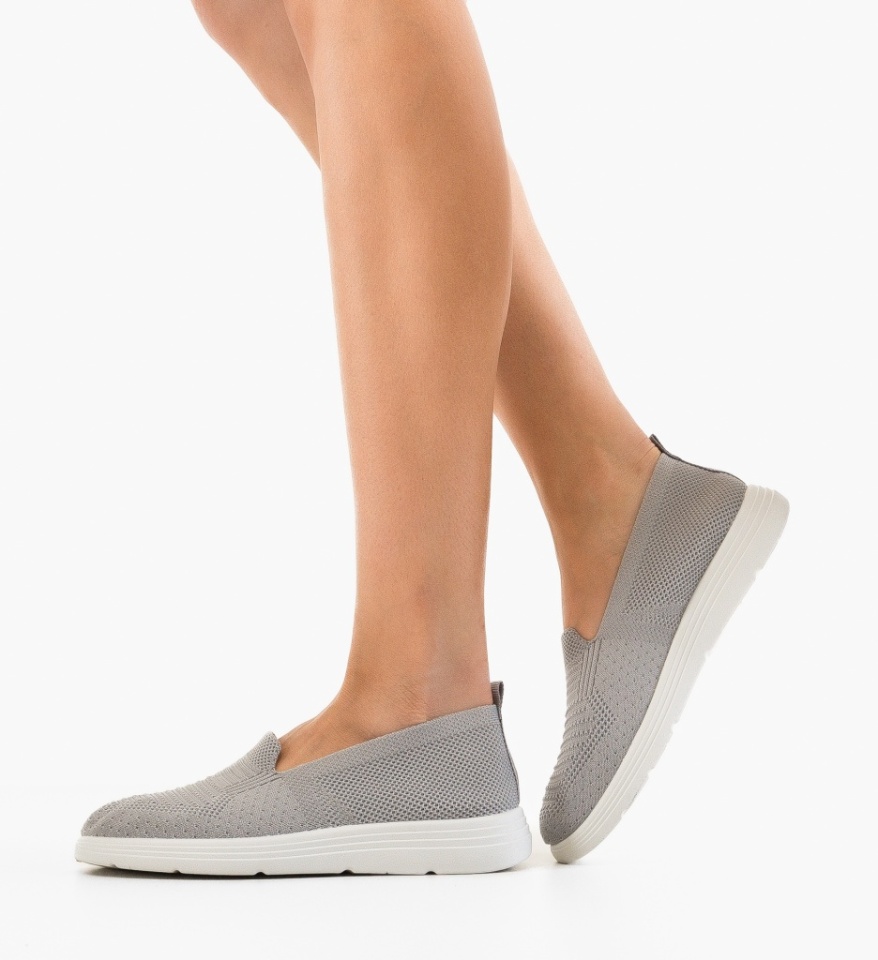 Espadrile dama Thato Gri - Img 4
