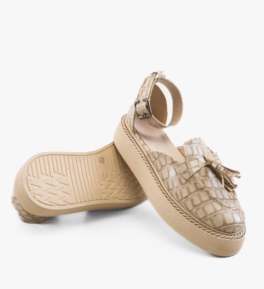 Pantofi Casual Aklin Bej - Img 3