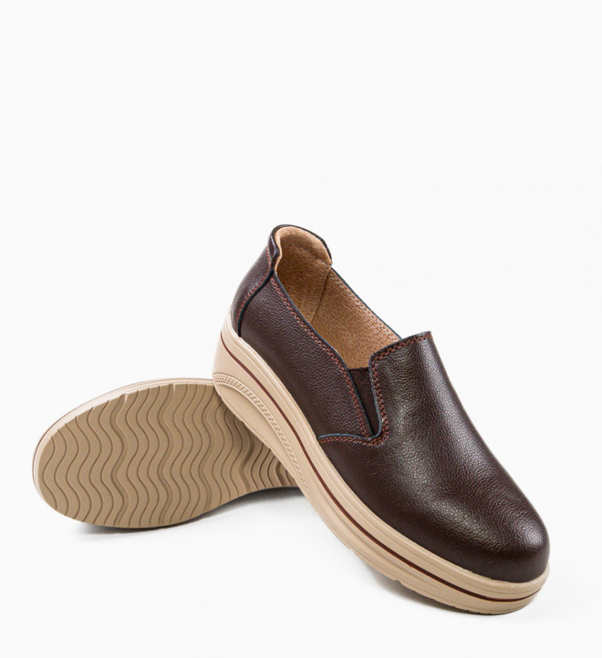 Pantofi Casual Alpino Maro - Img 3
