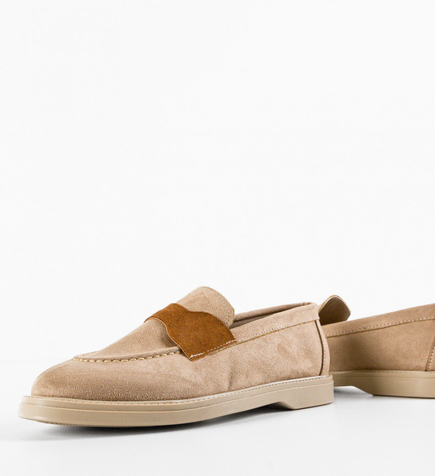 Pantofi Casual Andrey Bej - Img 3