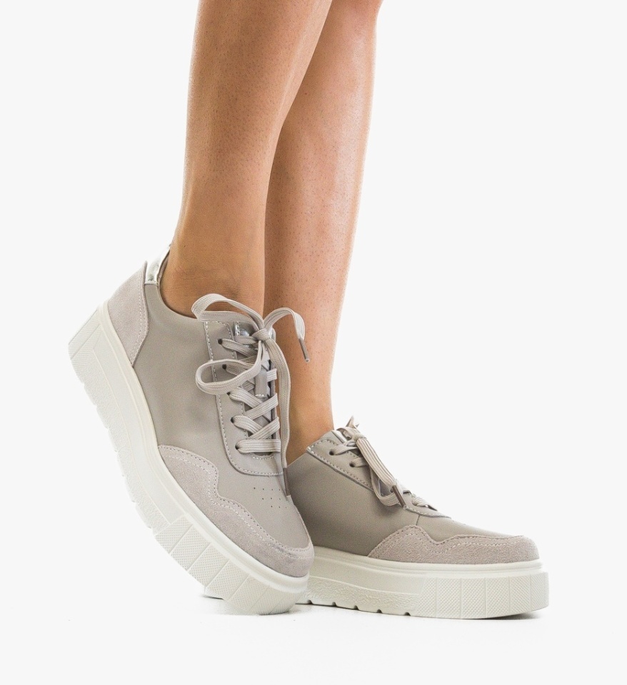 Pantofi Casual Antonin Gri - Img 3