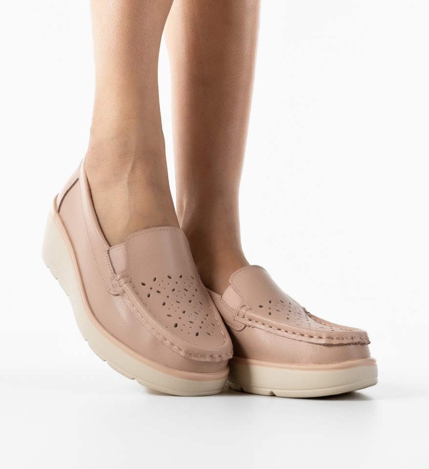 Pantofi Casual Atic Roz - Img 4