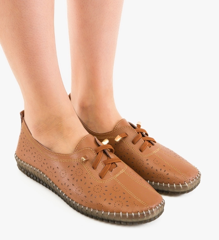 Pantofi Casual Azukar Camel - Img 3