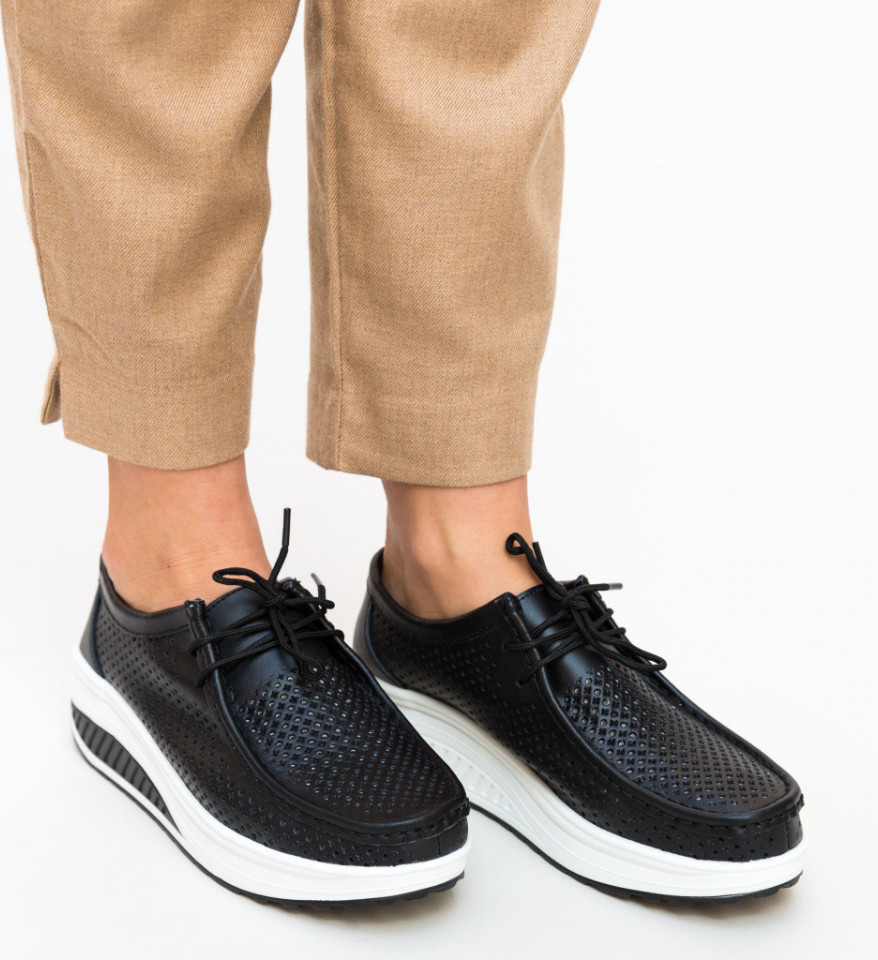 Pantofi Casual Baroco Negri - Img 2