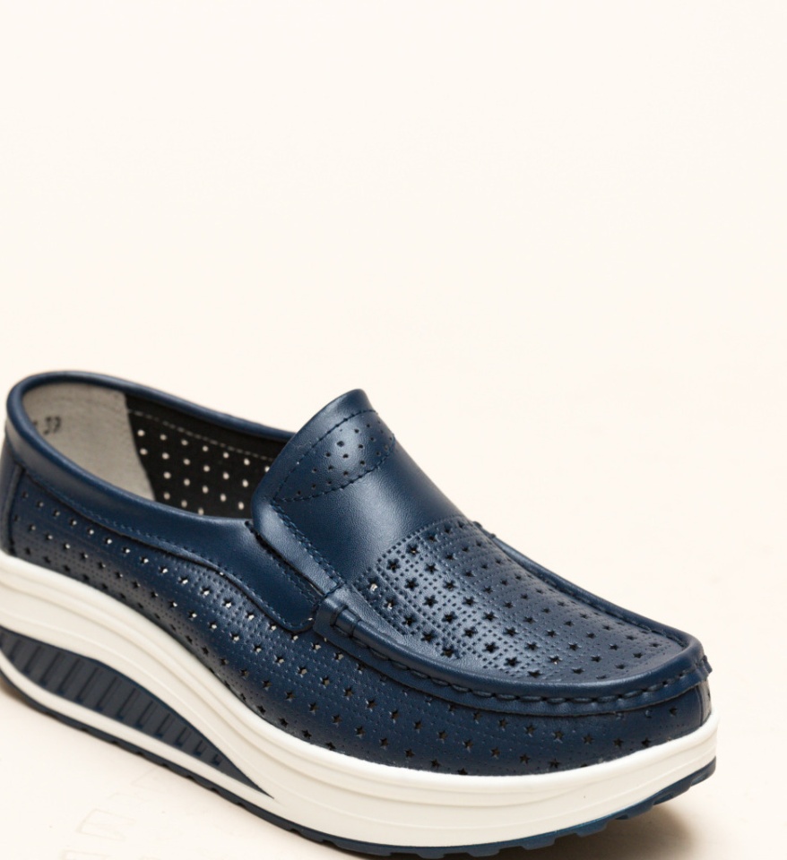 Pantofi Casual Bicaz Bleumarin - Img 14