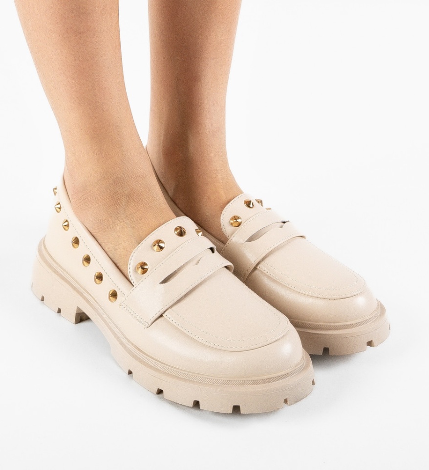 Pantofi Casual Byrd Bej - Img 4